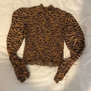 Animal Print Blouse